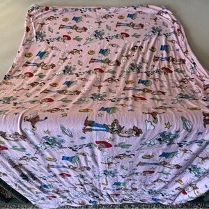 Little sleepies OG Toy Story pink cloud blanket